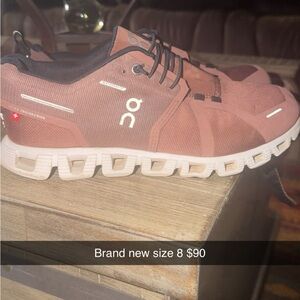 Women’s Casual Running Sneakers in Rust with White Sole